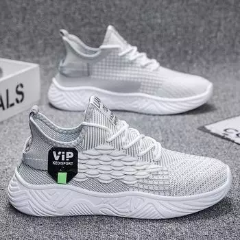 Весна 2025 года, новые мужские кроссовки, дышащие сетчатые кроссовки для молодежи, повседневная обувь, универсальные кроссовки для бега и спорта 39
