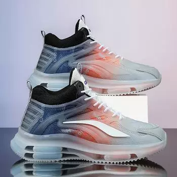 Весна 2025 года, новые универсальные повседневные туфли на платформе для пап, кроссовки для бега, спортивная обувь для студентов, трендовая дышащая мужская обувь 36 небесно-голубой