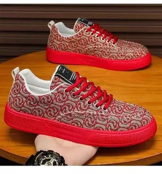 Весна 2025 года, новый модный бренд, интернет-знаменитость, взрыв, низкие кроссовки для скейтбординга, мужская модная тенденция, универсальная спортивная повседневная обувь 39 красный