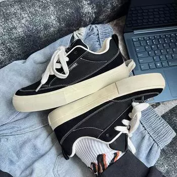 Весна 2025 новые парусиновые туфли мужские простые и универсальные классические базовые трижды вулканизированные туфли мужская обувь модная обувь 39