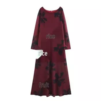 Весна 2025 Женское Европейская и Американская Мода Большого Размера Облегающее Платье Бодикон XL красный