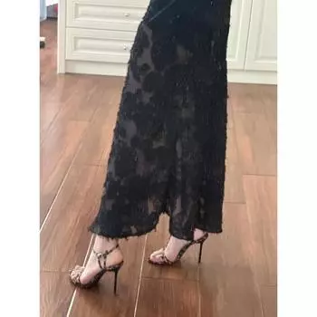 Весна и лето 2025 года, новые босоножки с открытым носком и пряжкой, леопардовый принт, высокие каблуки, женские тонкие каблуки, очень высокие каблуки, сексуальные 34 цветной печати леопарда