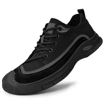 Весна и лето 2025 новый тренд кожаной мужской обуви универсальная спортивная и повседневная кожаная обувь тонкая дышащая обувь для походов на открытом воздухе 38