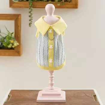 Весна и Лето Кошка Тонкий Дышащий Щенок Щенок Щенок Марионетка Жилет Тедди Щенок Собака Подтяжки Домашнее животное Кошка Одежда XS (recommended weight 1-1.5kg)