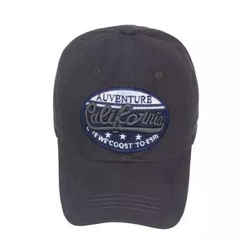 Весна и лето новая бейсболка с вышитыми буквами кепка от солнца шляпа от солнца Adjustable чёрный