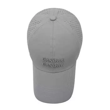 Весна и лето, новая мягкая быстросохнущая бейсболка с солнцезащитным козырьком и модными буквами для мужчин и женщин, спортивная дышащая солнцезащитная кепка для активного отдыха Adjustable тёмно-синий