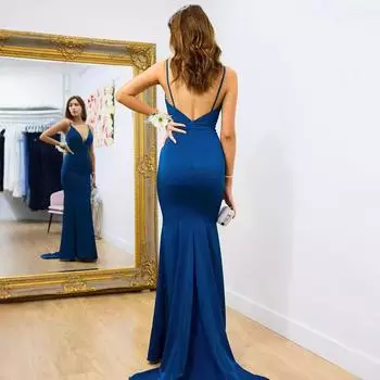 Весна и лето новая женская одежда новое сексуальное платье без рукавов на подтяжках однотонное платье S зелёный