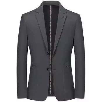 Весна и лето Новые костюмы Мужские тонкие маленькие костюмы Эластичные повседневные M