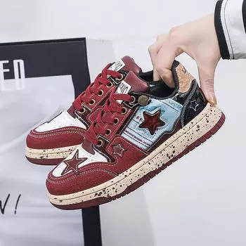 Весна и лето Новые ретро-кроссовки с плоской подошвой, универсальные, состаренные, специальный дизайн, спортивная обувь для отдыха 35