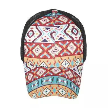 Весна и лето новый геометрический ромб крест эластичная сетка конский хвост бейсболка кепка солнцезащитная шляпа солнцезащитная шляпа adjustable