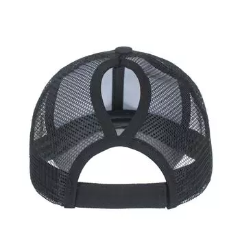 Весна и лето новый камуфляж конский хвост отверстие сетчатая кепка бейсболка кепка кепка солнцезащитная Adjustable синий