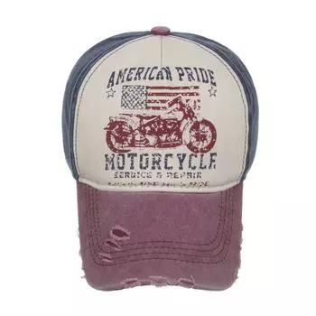 Весна и лето новый принт мотоцикла бейсболка кепка кепка солнцезащитная шляпа солнцезащитная шляпа Adjustable чёрный