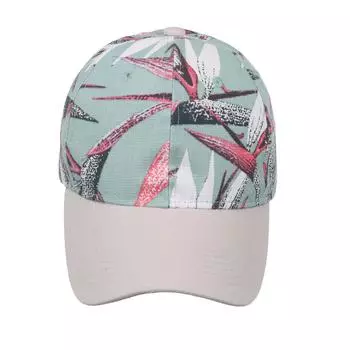 Весна и лето новый принт сращивание бейсболка вышитая кепка шляпа от солнца шляпа от солнца Adjustable синий