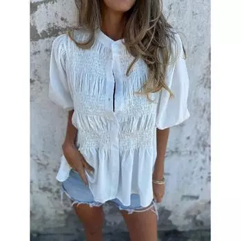 Весна и лето новый стиль повседневный удобный базовый стиль свободный короткий рукав футболка топ жилет для женщин S красный