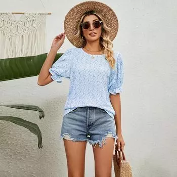 Весна и лето новый стиль повседневный удобный базовый стиль свободный короткий рукав футболка топ жилет для женщин S розовый