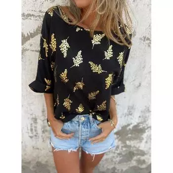 Весна и лето новый стиль повседневный удобный базовый стиль свободный короткий рукав футболка топ жилет для женщин S чёрный