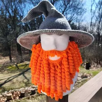 Весна и лето Новый стиль ручной вязки забавная шапка со звездами для фотосъемки, рождественская шапка, симпатичная шапка-брюки adult 57-59cm