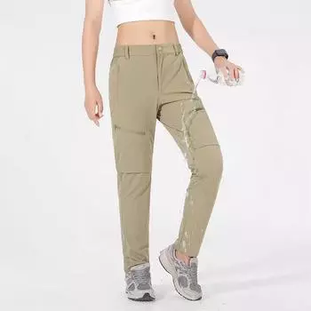 Весна и лето пара тонкие дышащие быстросохнущие водонепроницаемые быстросохнущие альпинистские походные удобные модные спортивные брюки M
