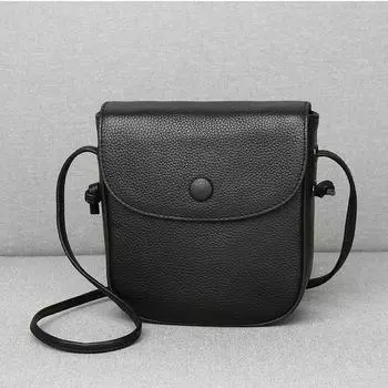 Весна и лето, положите первый слой коровьей кожи в маленькую сумку для мобильного телефона, через плечо на одно плечо, женская сумка среднего возраста, мягкая кожаная сумка