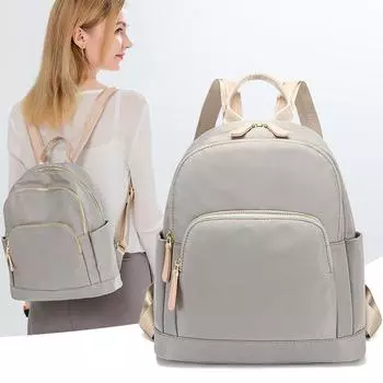 Весна и лето Простой Досуг Рюкзак Женский Модный Рюкзак Большой Вместимости Дорожная Сумка Школьный Ранец