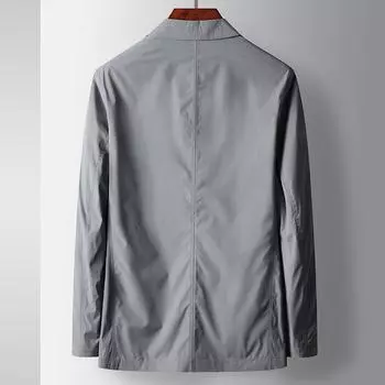 Весна и лето Тонкий легкий роскошный деловой однотонный молодежный однобортный пиджак в западном стиле 170