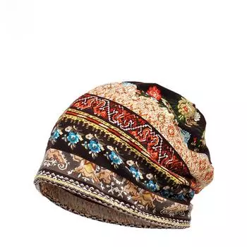 Весна и лето тонкий материал эластичный хлопок принт узор для активного отдыха на велосипеде шоппинг универсальный шарф головной убор Elastic