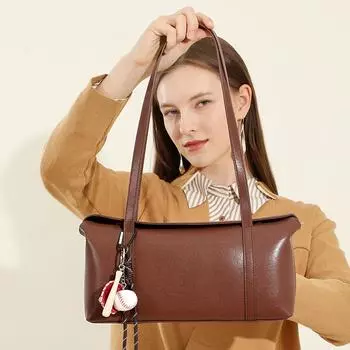 Весна и лето Высококачественная сумка-подмышка Niche Design Сумка через плечо Мягкая сумка Pitot Женская 32*9*16cm