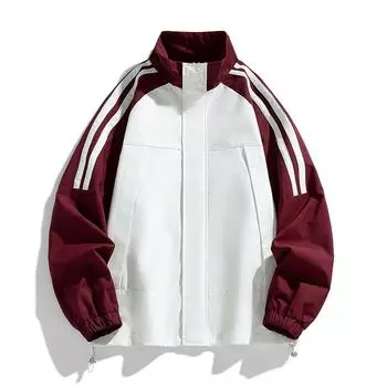 Весна и осень Американский свободный топ сращивания Мужская повседневная куртка Tooling Public Jacket Куртка S