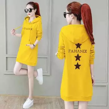 Весенний женский свободный свитер средней длины с капюшоном, женский тонкий свитер-пуловер 5XL чёрный