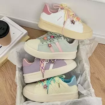 Весна и осень Dopamine Дышащая повседневная легкая спортивная обувь Повседневная спортивная обувь для сноуборда 35 светло-фиолетовый