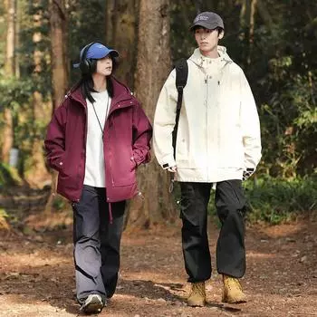 Весна и осень куртка с капюшоном Tooling мужская новая функциональная спортивная куртка для активного отдыха Mountain Charge M чёрный