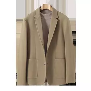 Весна и осень Легкий роскошный деловой однотонный пиджак в западном стиле для среднего и молодого возраста, однотонный однобортный модный пиджак 170