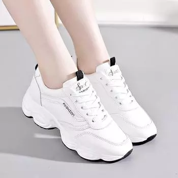 Весна и осень, маленькие белые туфли, студентки, модная повседневная спортивная женская обувь в корейском стиле, кроссовки для женщин 35