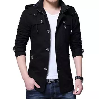 Весна и осень мужская новая мужская куртка корейский стиль повседневная универсальная куртка куртка хлопок стираная ветровка модная M