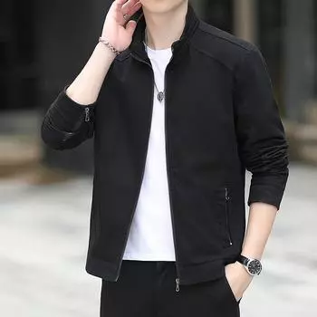 Весна и осень Новая американская ретро-куртка Tooling Мужская модная брендовая свободная мужская куртка с воротником-стойкой Повседневный универсальный топ M