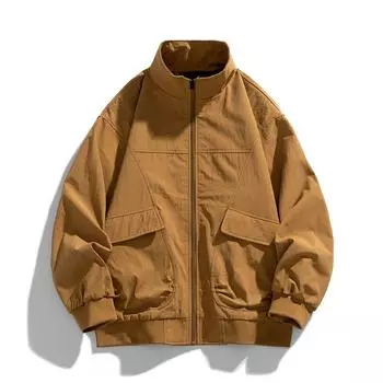 Весна и Осень Новая Модная и Стильная Мужская Рабочая Одежда Американская Легкая Куртка для Альпинизма Свободная Спортивная Куртка M