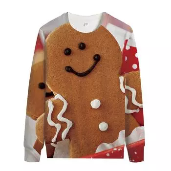 Весна и осень, новая мужская клетчатая цветочная футболка с 3D-цифровым принтом, длинным рукавом, круглым вырезом, минималистичная повседневная футболка S