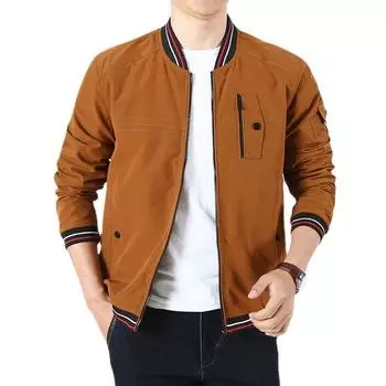 Весна и осень Новая мужская куртка Повседневная уличная спортивная куртка большого размера Двусторонняя куртка M