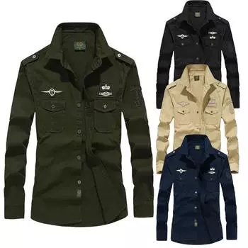 Весна и осень, новая мужская рубашка с длинным рукавом, повседневная рубашка большого размера для мужчин M