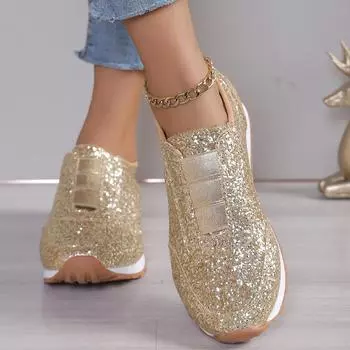 Весна и осень Новая обувь для женщин Роскошные дизайнерские кроссовки для прогулок на свежем воздухе Повседневная обувь больших размеров 36 чёрный