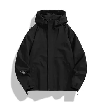 Весна и осень Новая пара куртка с капюшоном куртка для отдыха на природе куртка M