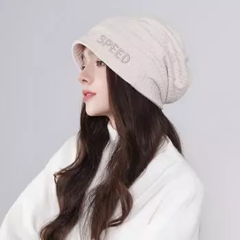Весна и осень новая шляпа женская японская многослойная шляпа зимняя шапка-пуловер модная шляпа Баотоу One Size