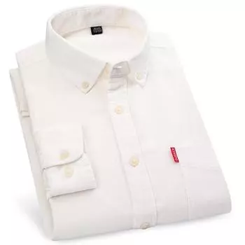 Весна и осень, новинка, хлопковая вельветовая рубашка с длинными рукавами, мужская облегающая рабочая рубашка, мужская полосатая модная деловая рубашка в дюймовом стиле M