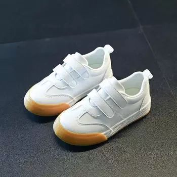 Весна и осень Новые мальчики и девочки Мягкая подошва Скейтборд обувь Модный бренд Детский сад обувь для дома 20