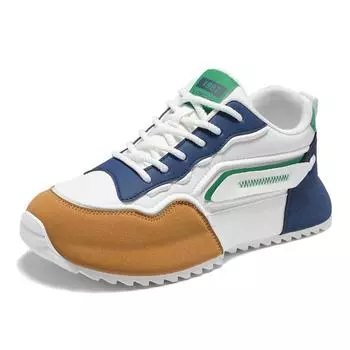 Весна и осень новые мужские большие размеры нескользящая толстая подошва увеличивает моду спортивная повседневная обувь прогулочные мокасины мужская обувь 48 39