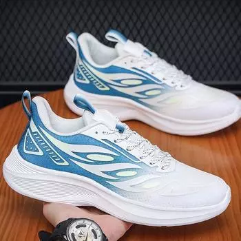 Весна и осень, новые мужские кроссовки большого размера 50, сверхлегкие, дышащие, спортивные, с мягкой подошвой, для бега, повседневные мужские кроссовки 39