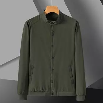 Весна и осень Новые мужские повседневные куртки Мужские куртки M чёрный