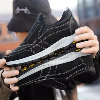 Весна и осень Новые мужские повседневные туфли большого размера из импортной торговли с рукавами для ног Спортивные мужские кроссовки для альпинизма на открытом воздухе 39