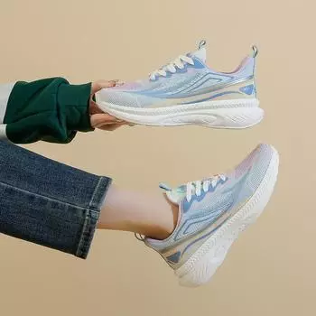 Весна и осень новые спортивные туфли женские туфли студенческие повседневные кроссовки легкие дышащие сетчатые плетеные туфли Hw2035 35