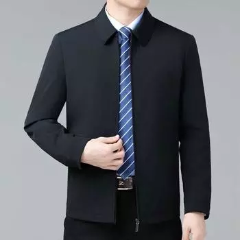 Весна и осень новый пиджак мужской деловой административный пиджак для папы средний возраст лацкан повседневный государственный служащий мужской топ 170